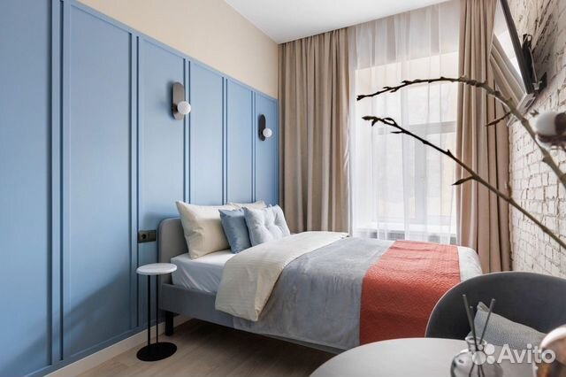 

Квартира-студия в апарт-отеле, 16 м², 2 кровати