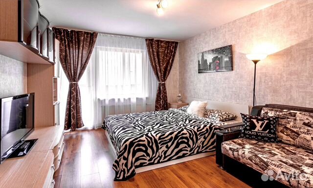 

1-к. квартира, 38 м², 3 кровати
