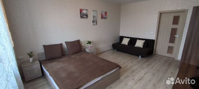 

1-к. квартира, 45 м², 2 кровати