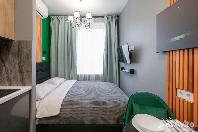 

Квартира-студия, 15 м², 1 кровать
