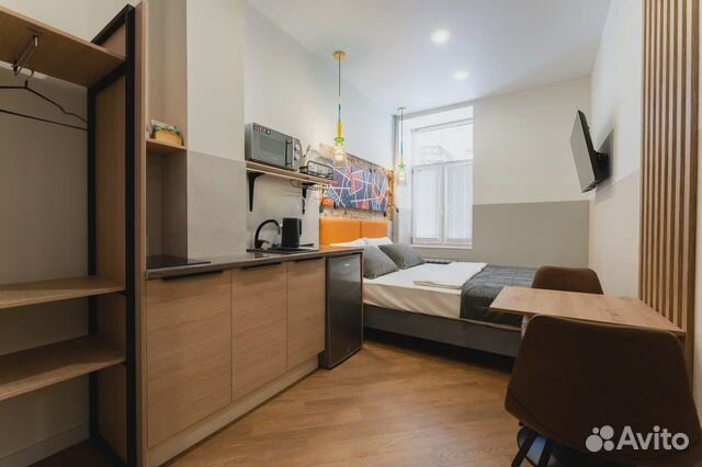 

Квартира-студия, 12,5 м², 1 кровать