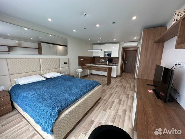 

Квартира-студия, 30 м², 1 кровать
