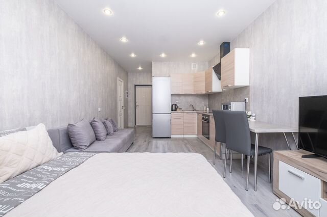 

Квартира-студия, 28 м², 2 кровати