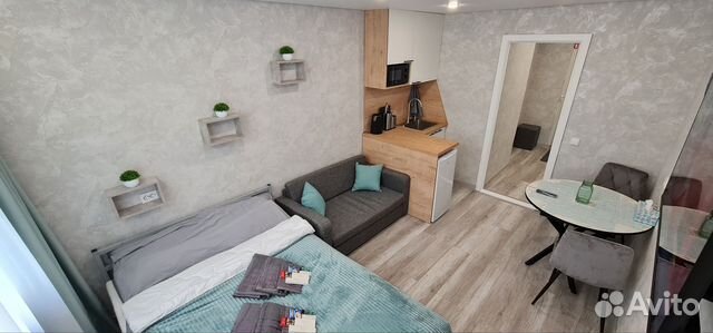 

Квартира-студия, 20 м², 2 кровати