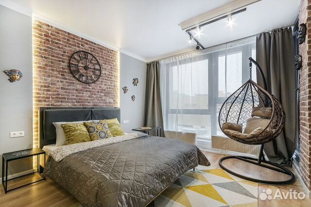 

Квартира-студия, 32 м², 2 кровати