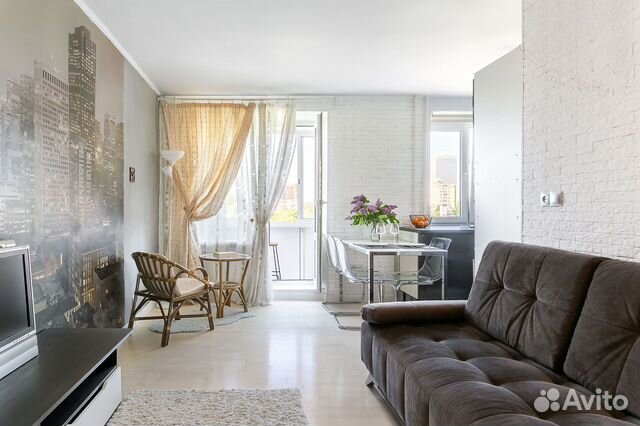 

1-к. квартира, 32 м², 2 кровати