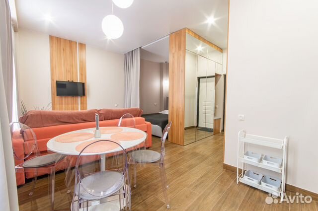 

Квартира-студия, 34 м², 2 кровати