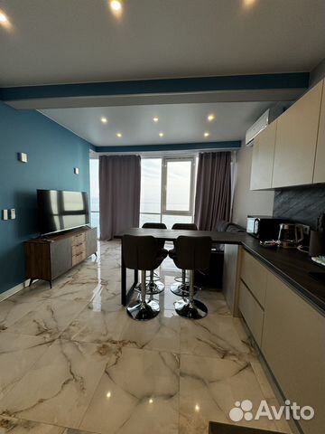 

Квартира-студия, 50 м², 2 кровати