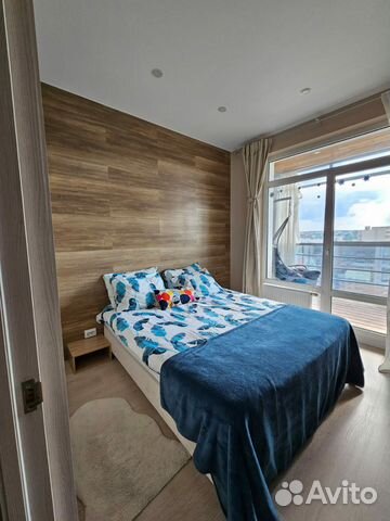 

1-к. квартира, 37 м², 2 кровати