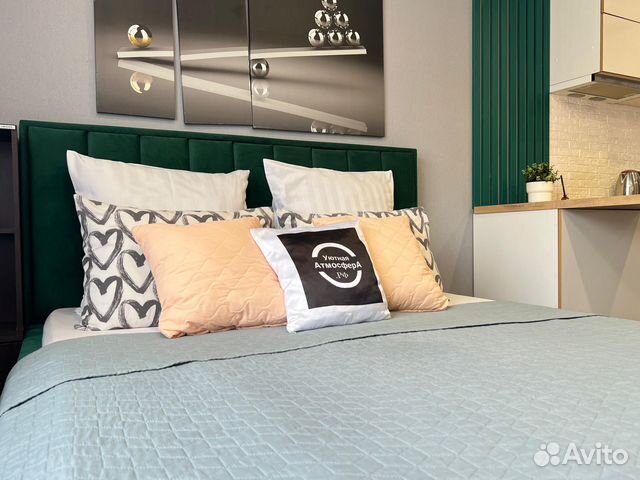 

Квартира-студия, 28 м², 2 кровати