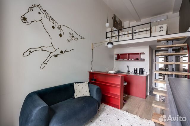 

Квартира-студия, 28 м², 1 кровать