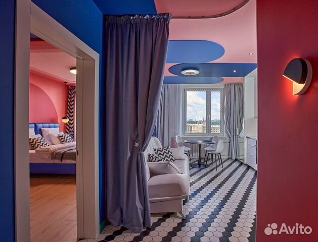 

1-к. квартира, 53 м², 2 кровати