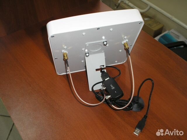 Антенна 4G LTE AX-2513P home mimo 13дБ 2xSMAmale