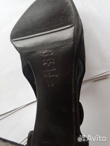 Туфли черные, замша, loriblu 39 р
