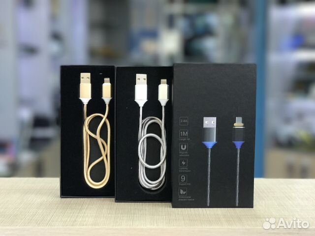 Магнитный кабель для зарядки iPhone, iPad