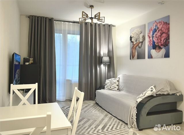 

Квартира-студия, 25 м², 2 кровати