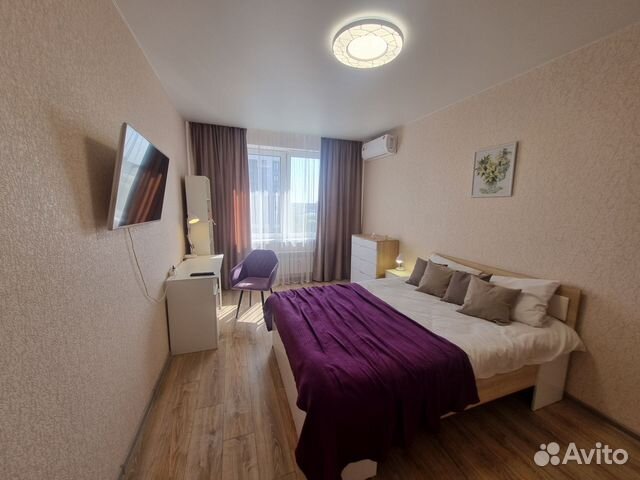 

1-к. квартира, 42 м², 2 кровати
