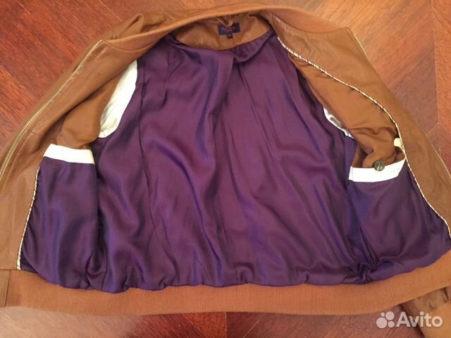 Кожаная куртка на 10 лет Paul Smith