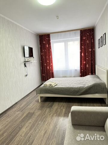 

1-к. квартира, 42 м², 2 кровати