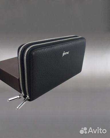 Мужской кожаный клатч Brioni арт.9712