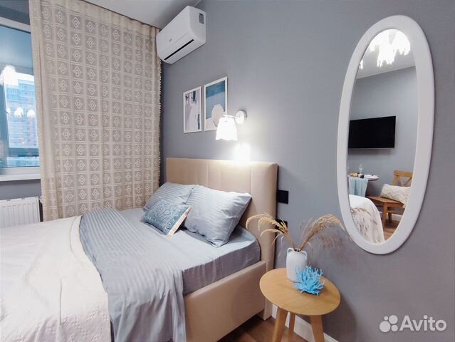 

Квартира-студия, 27 м², 2 кровати