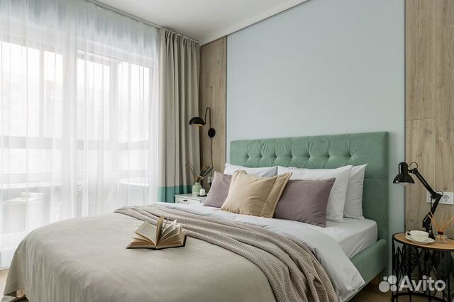 

1-к. квартира, 40 м², 2 кровати