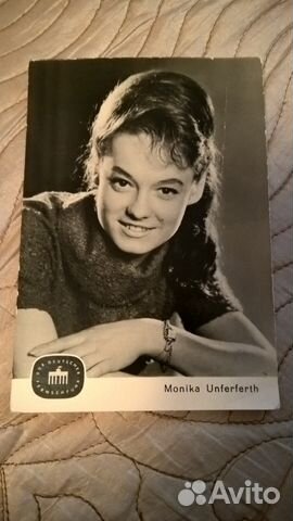 Открытка с Monika Unferferth, гдр