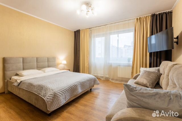 

1-к. квартира, 42 м², 2 кровати