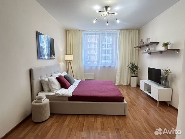 

1-к. квартира, 42 м², 2 кровати