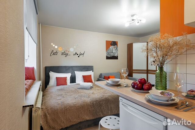 

1-к. квартира, 30 м², 2 кровати