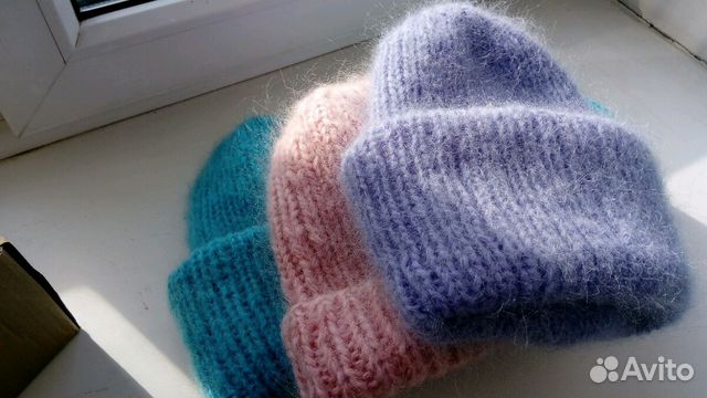 Зимние шапочки из мохера Зимние шапочки из мохера