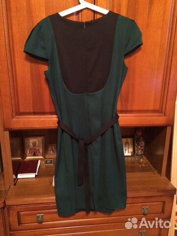 Платье зеленое