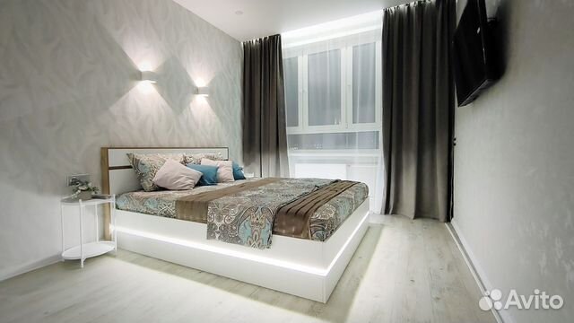 

1-к. квартира, 43 м², 2 кровати