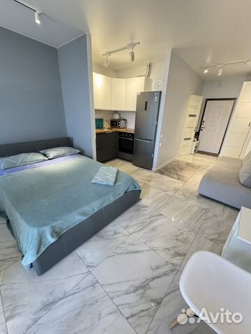 

Квартира-студия, 33 м², 2 кровати