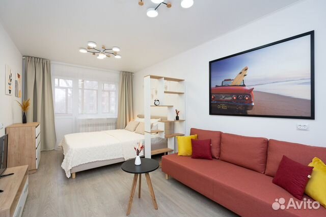 

1-к. квартира, 31 м², 2 кровати