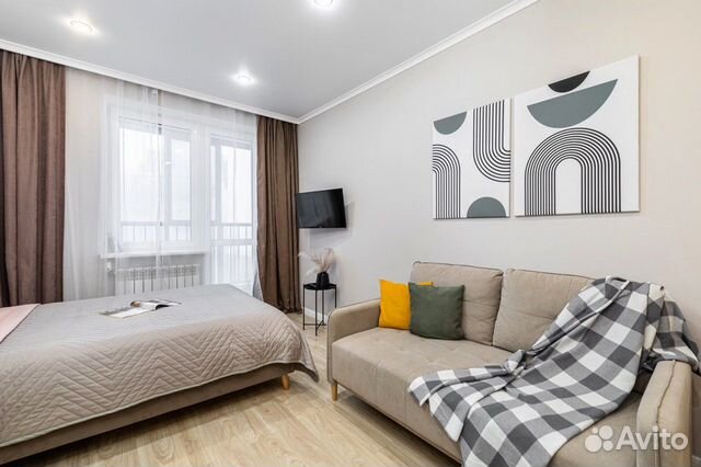 

Квартира-студия, 30 м², 2 кровати