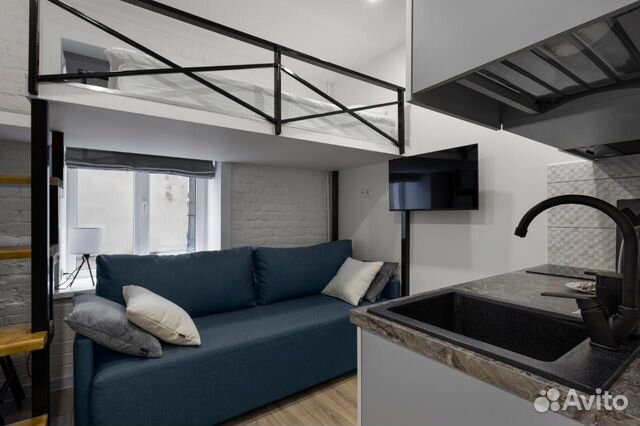 

Квартира-студия, 15 м², 3 кровати