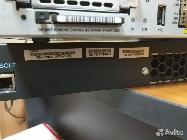 Маршрутизатор cisco 1841 и коммутатор cisco 2960