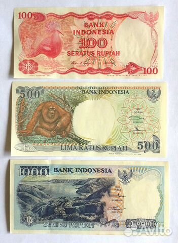 Банкноты Индонезии 1984-1992 годы