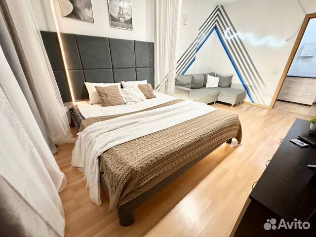 

1-к. квартира, 42,8 м², 2 кровати