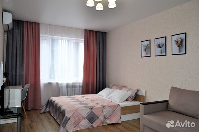 

1-к. квартира, 37 м², 2 кровати