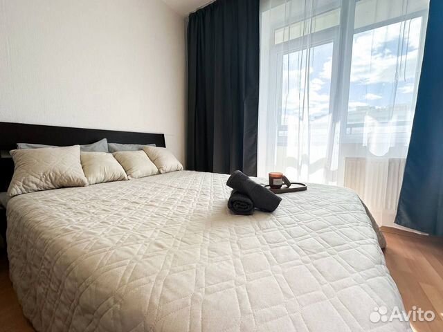 

Квартира-студия, 37 м², 2 кровати