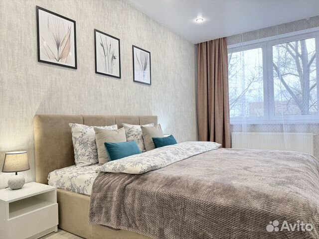 

1-к. квартира, 38 м², 2 кровати