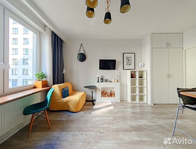 

Квартира-студия, 23 м², 2 кровати