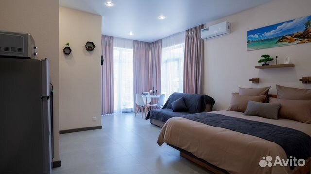 

Квартира-студия, 35 м², 2 кровати