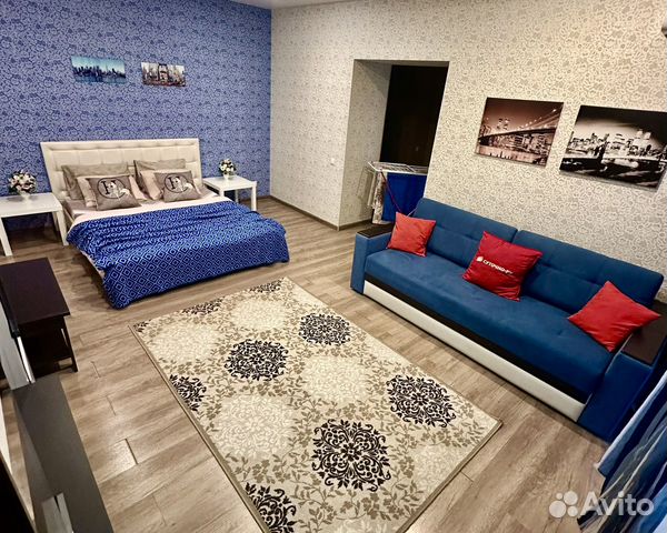 

1-к. квартира, 45 м², 2 кровати