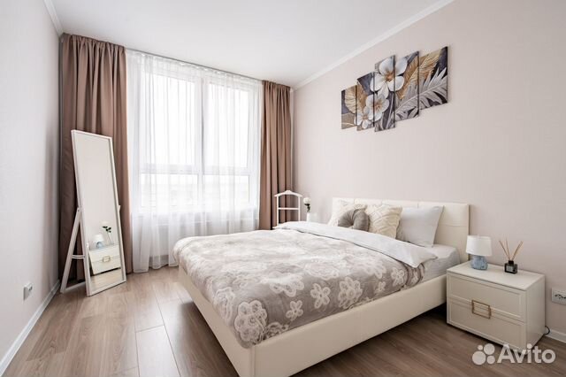 

1-к. квартира, 37 м², 2 кровати