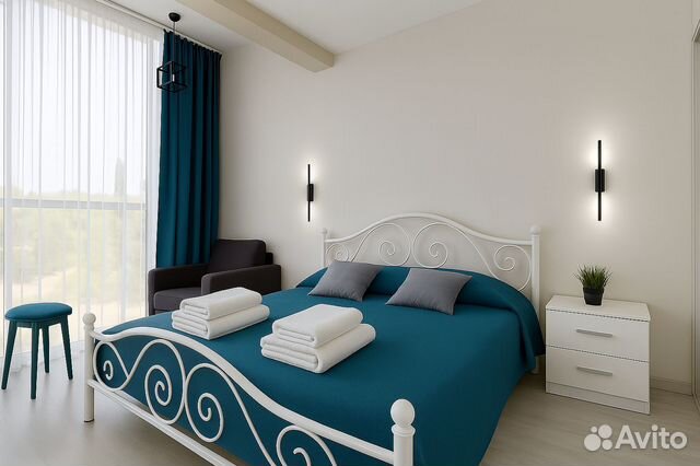 

Квартира-студия, 30 м², 2 кровати