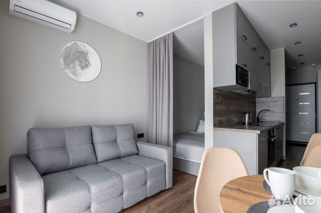

Квартира-студия в апарт-отеле, 22,1 м², 2 кровати