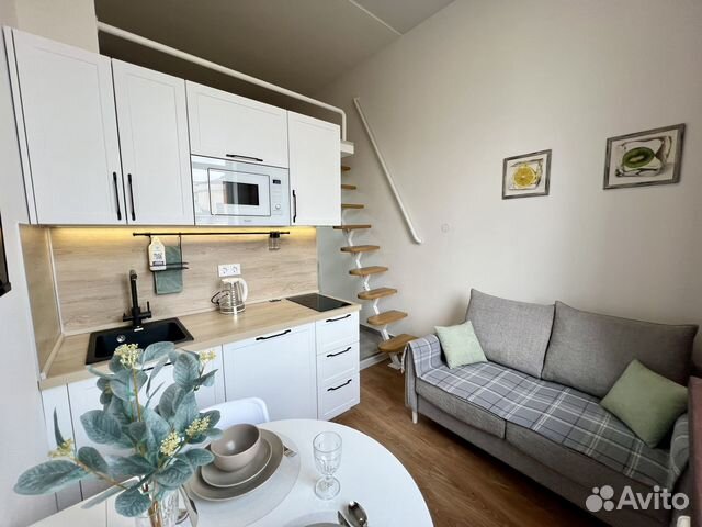 

Квартира-студия, 17 м², 2 кровати